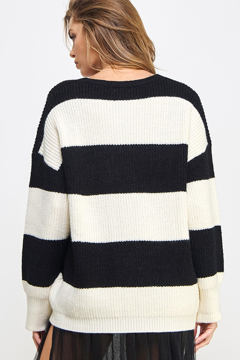 Stripes Oversized sweater